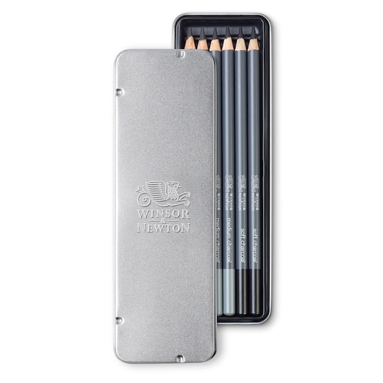 6 Packs: 6 ct. (36 total) Winsor & Newton™ Studio Collection™ Charcoal Pencil Set